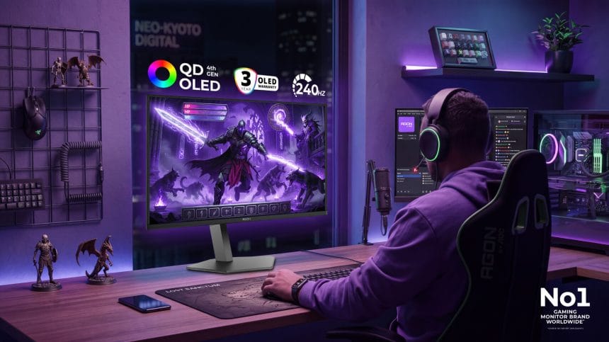 Monitor gaming AGON PRO AG326UZD2 de AOC