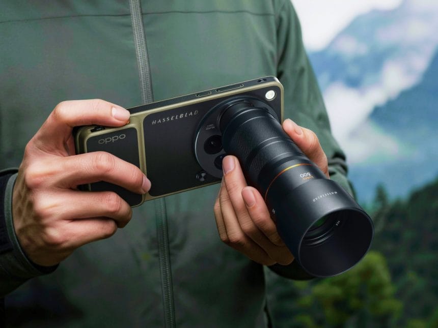 Oppo Find X9 Ultra con kit fotográfico Hasselblad Earth Explorer