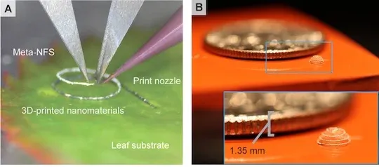 Impresión 3D con circuitos electrónicos embebidos mediante microondas