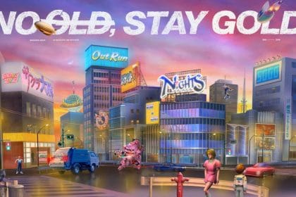 Logotipo de Sega Universe sobre fondo retro