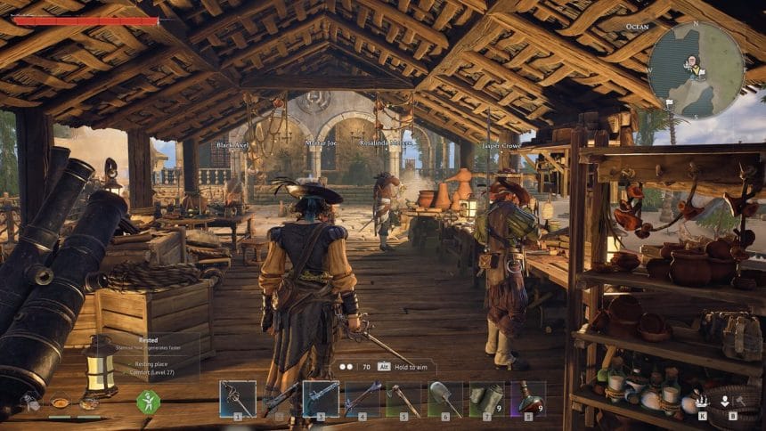 interfaz de juego de Windrose