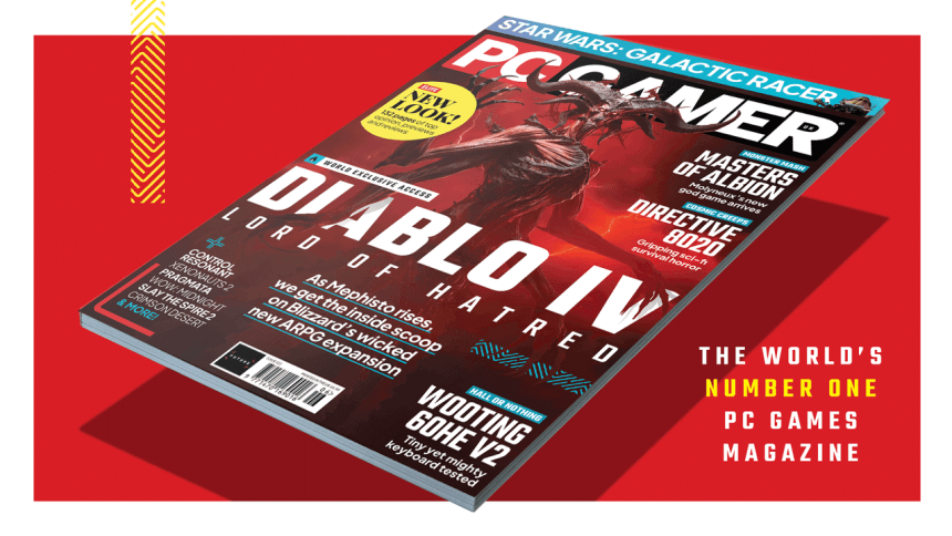 Portada del nuevo número de PC Gamer dedicado a Diablo 4: Lord of Hatred