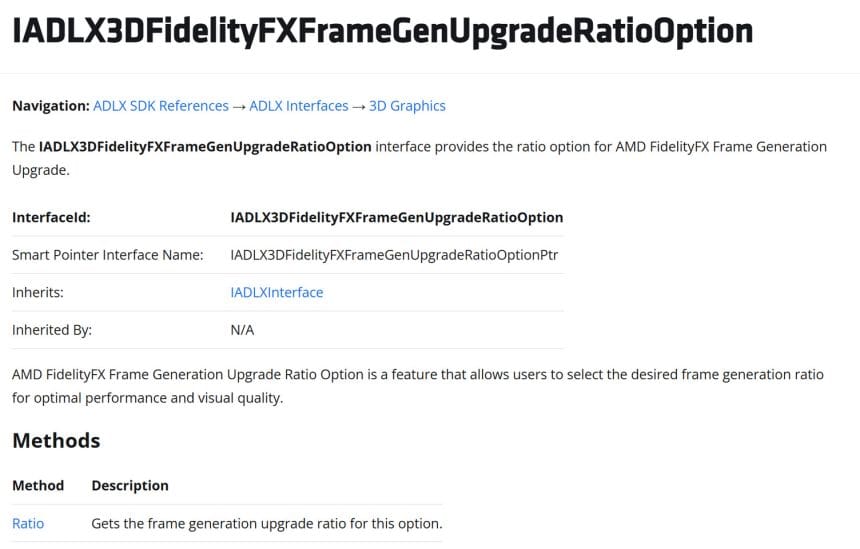 Captura de pantalla tecnología FidelityFX Super Resolution con Multi-Frame Generation