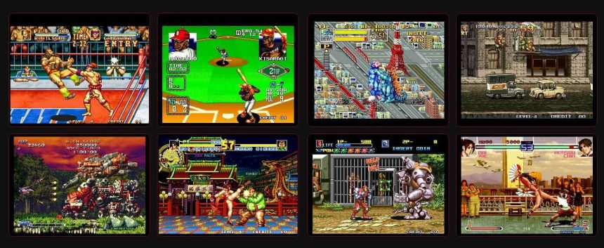 Carátula del cartucho NEOGEO Arcade 4 para Evercade