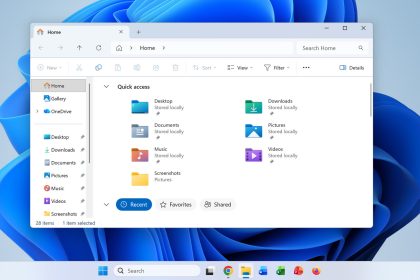 Interfaz de Windows 11 mostrando mejoras en la capacidad de respuesta