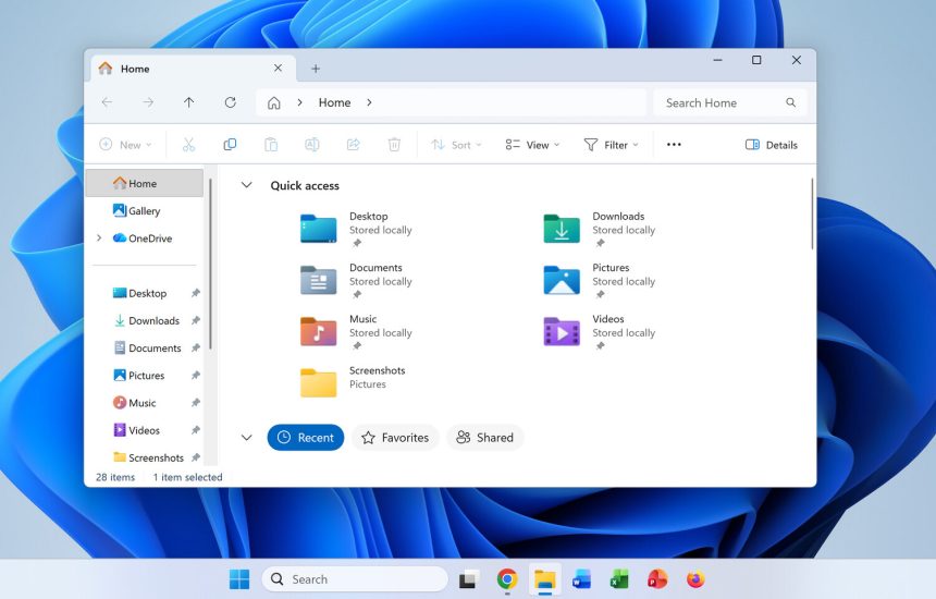 Interfaz de Windows 11 mostrando mejoras en la capacidad de respuesta