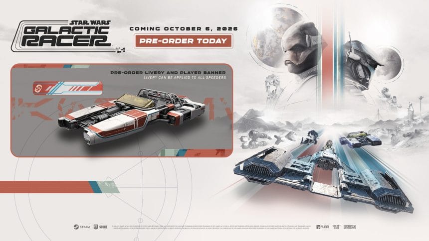 Captura de Star Wars Galactic Racer con tecnología NVIDIA DLSS 4.5