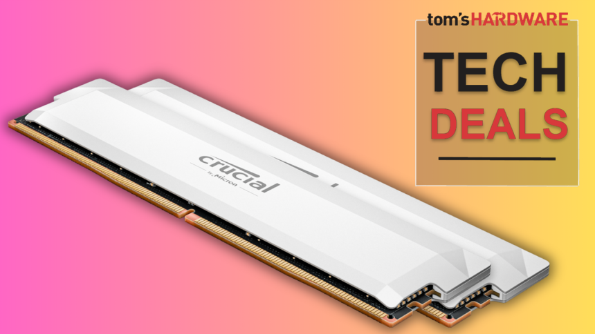 Kit Corsair Pro Overclocking DDR5 32GB con disipador blanco