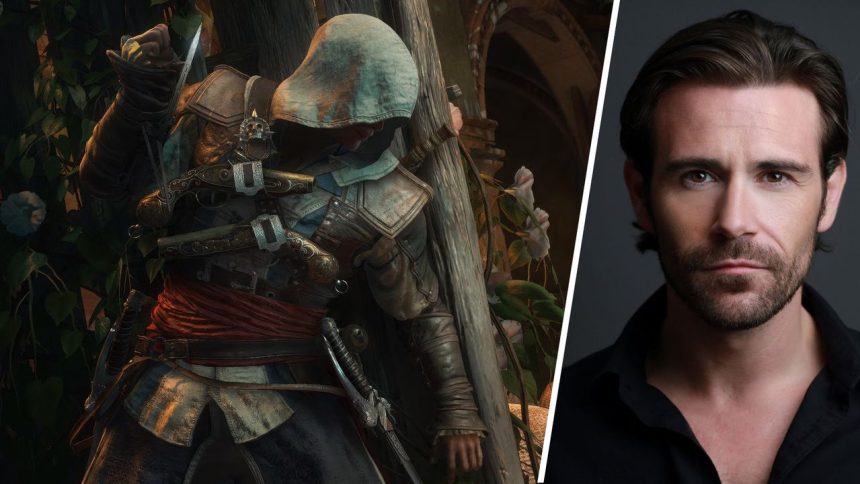 Matt Ryan interpretando a Edward Kenway en Assassin's Creed IV Black Flag