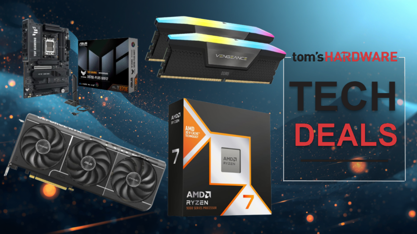 Combo gaming con Ryzen 7 9850X3D y Asus RTX 5070