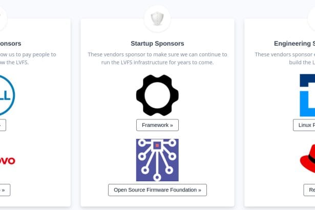 actualización firmware Linux Dell Lenovo