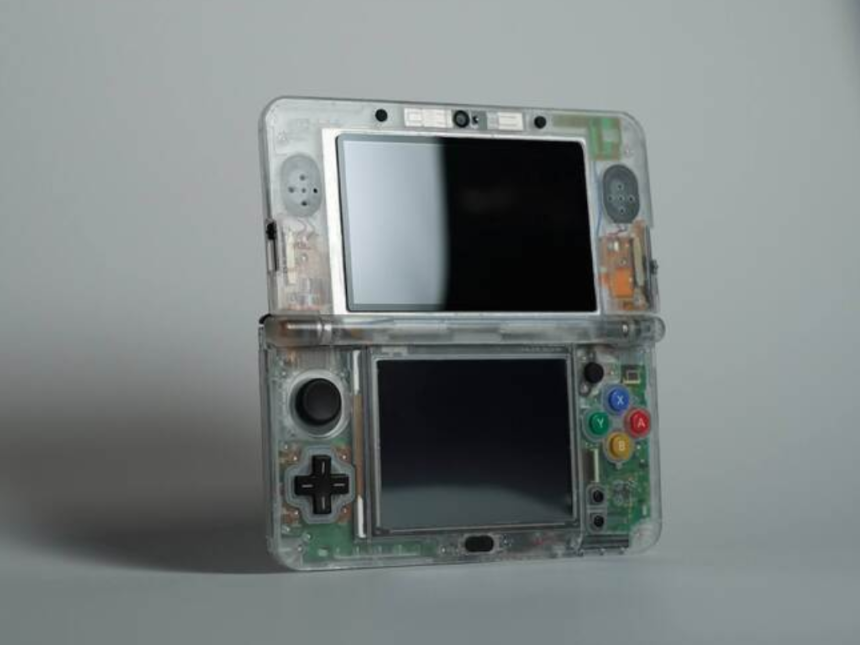 Kit de carcasas transparentes para Nintendo 3DS XL
