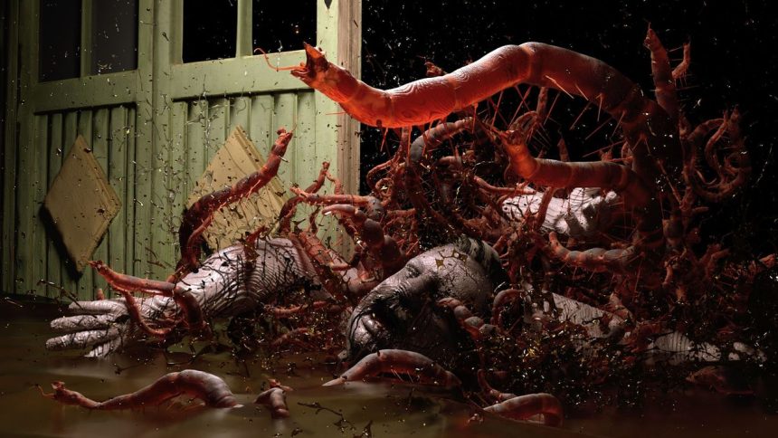Captura de pantalla de The Sinking City 2 mostrando al detective en un entorno oscuro y tenebroso
