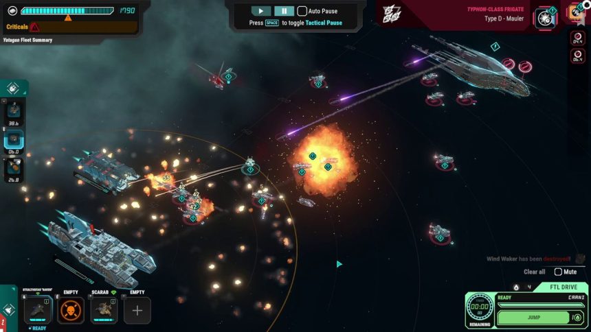 Captura de Battlestar Galactica Scattered Hopes mostrando combate táctico