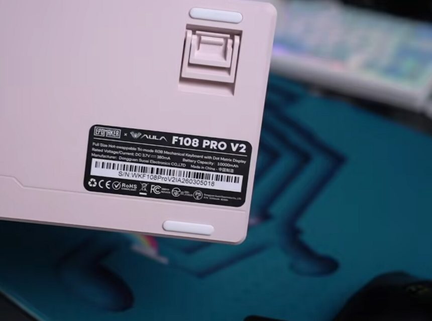 Teclado mecánico Epomaker F108 Pro V2 de tamaño completo