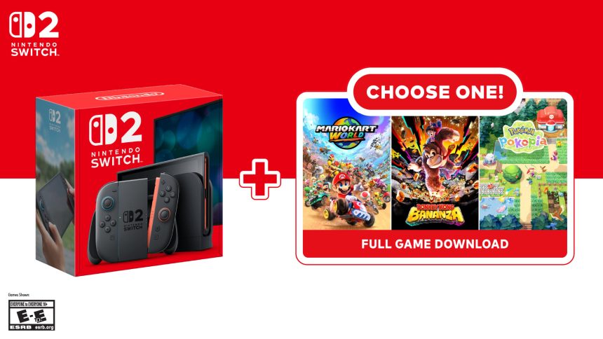 Nintendo Switch 2 con juegos digitales