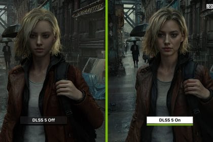 Captura de pantalla de Resident Evil Requiem mostrando la tecnología DLSS 5