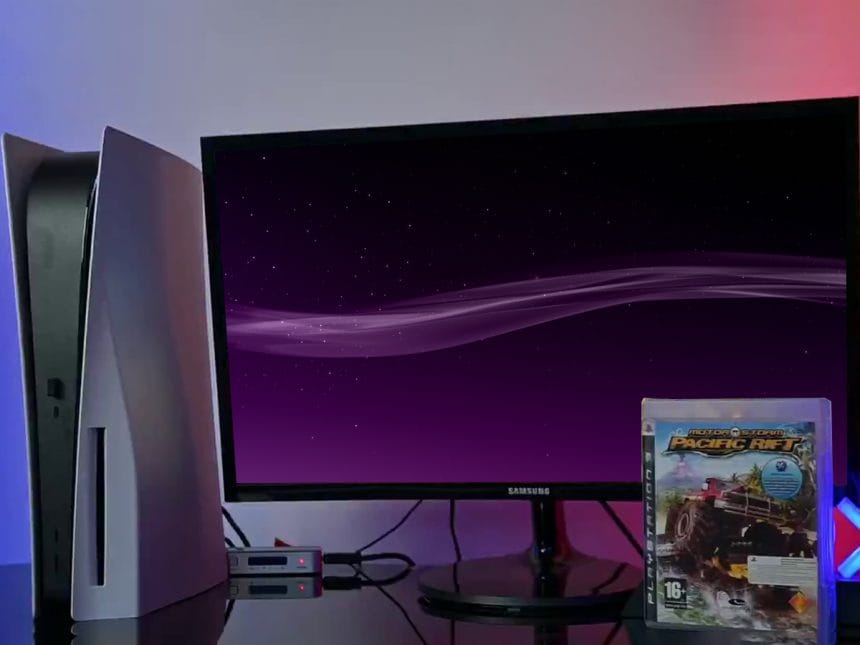 PlayStation 5 ejecutando emulador RPCS3 en Linux para juegos de PS3