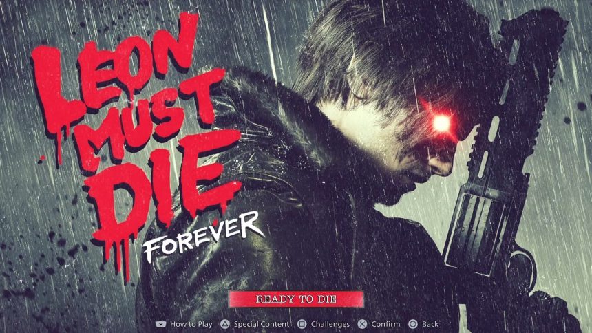 Captura de pantalla del modo Leon Must Die Forever en Resident Evil 9 Requiem