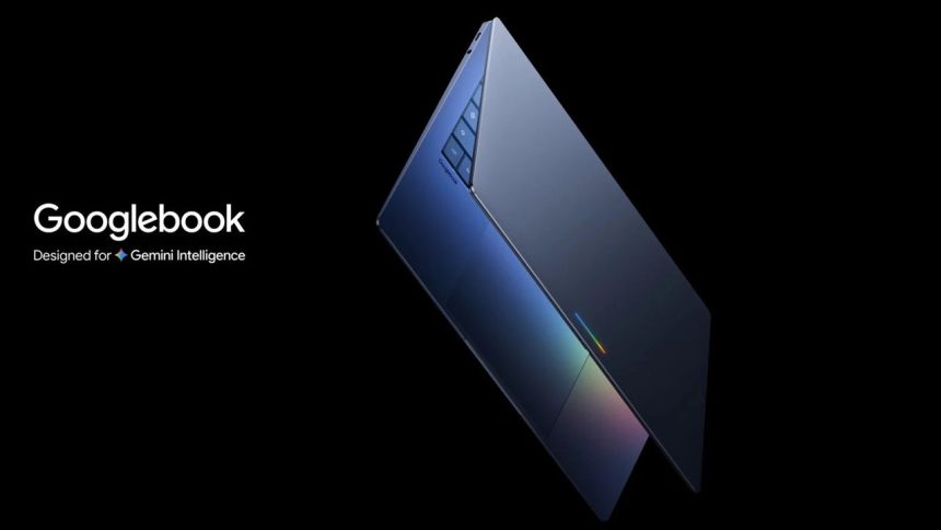 Portátil Googlebook con logo Intel