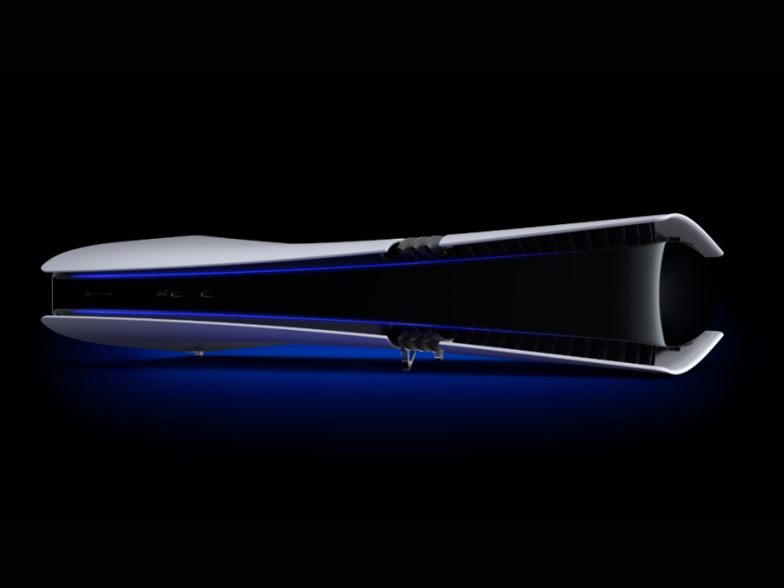 Logo de PlayStation junto a una consola