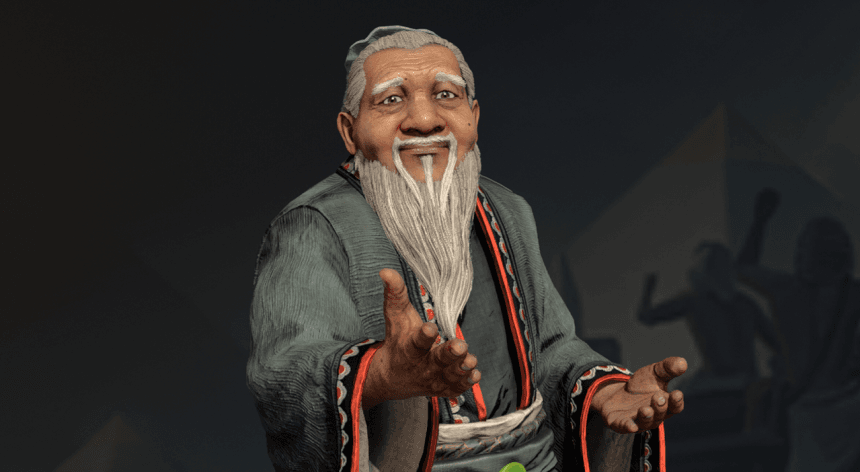 Captura del juego Civilization 7 mostrando el mapa y las civilizaciones