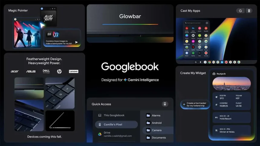 Imagen filtrada de la interfaz de Googlebook