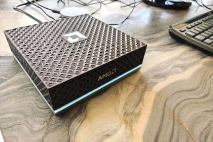AMD Ryzen AI Halo Mini-PC frontal