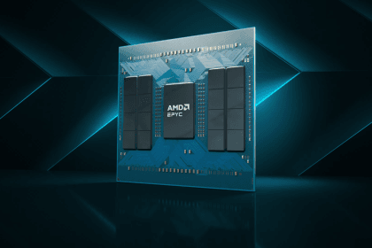 Procesadores AMD EPYC en placa base de servidor