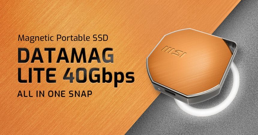 MSI DATAMAG LITE SSD portátil magnético