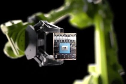 Módulos Nvidia Jetson sobre una mesa