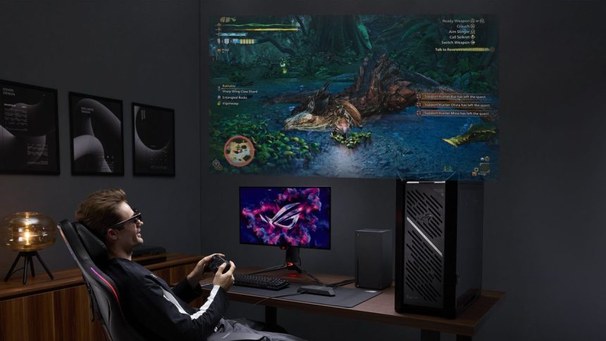 Asus ROG Xreal R1 vista frontal