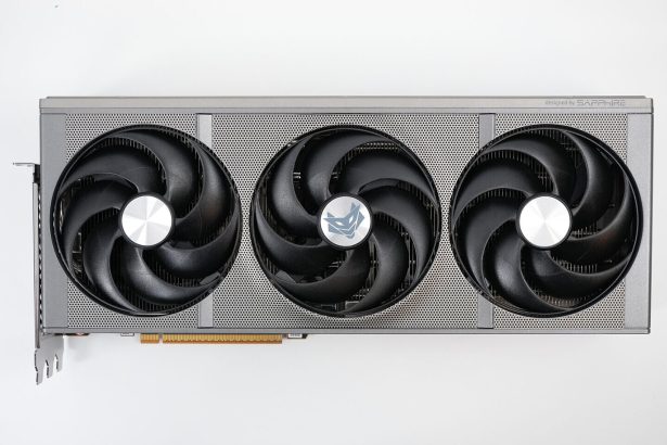Tarjeta gráfica AMD Radeon con ventiladores apagados