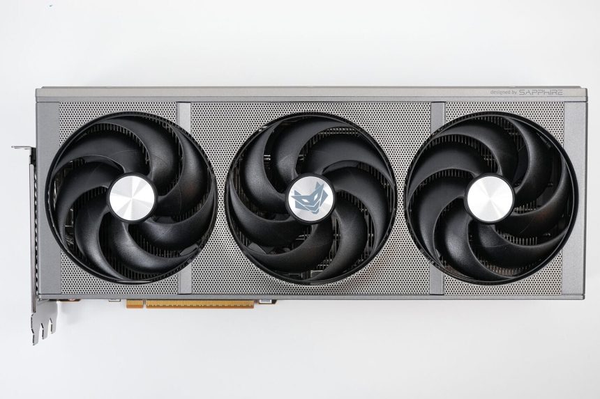 Tarjeta gráfica AMD Radeon con ventiladores apagados