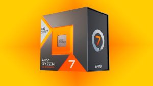 Fotografía conceptual del chip Ryzen 7 7700X3D