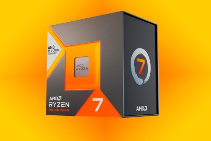 Fotografía conceptual del chip Ryzen 7 7700X3D