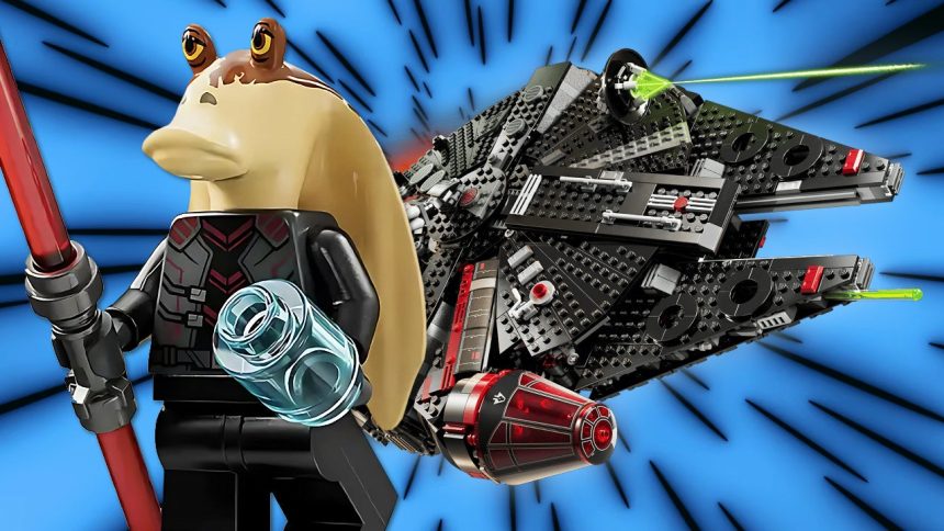 Set LEGO Star Wars Dark Falcon con Darth Jar Jar y otras minifiguras