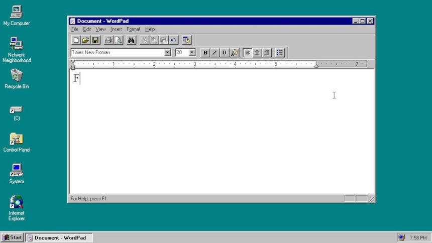 Captura de pantalla de Windows 11 mostrando un cuadro de diálogo clásico de Win32