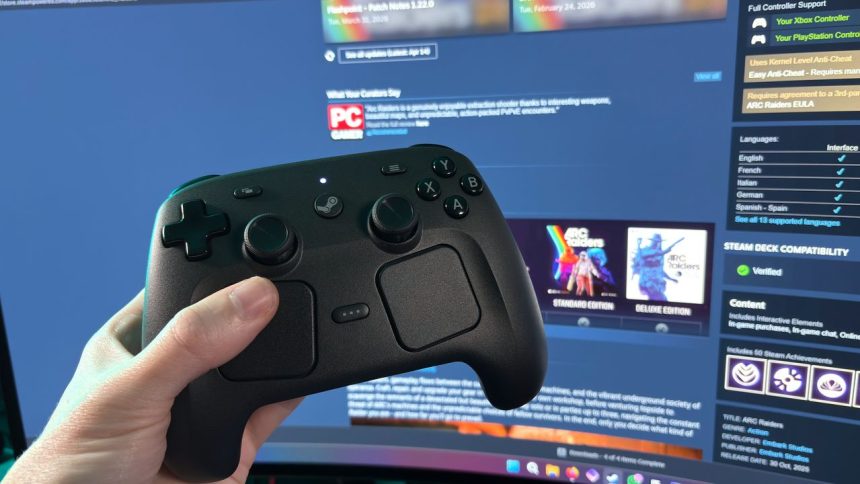 Steam Controller nuevo lanzado por Valve