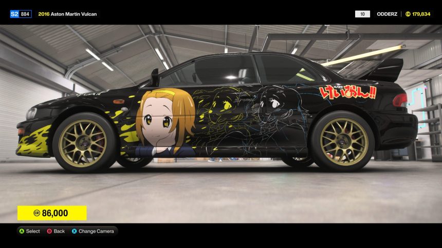 Interfaz de Forza Horizon 6 mostrando menú de Creative Hub