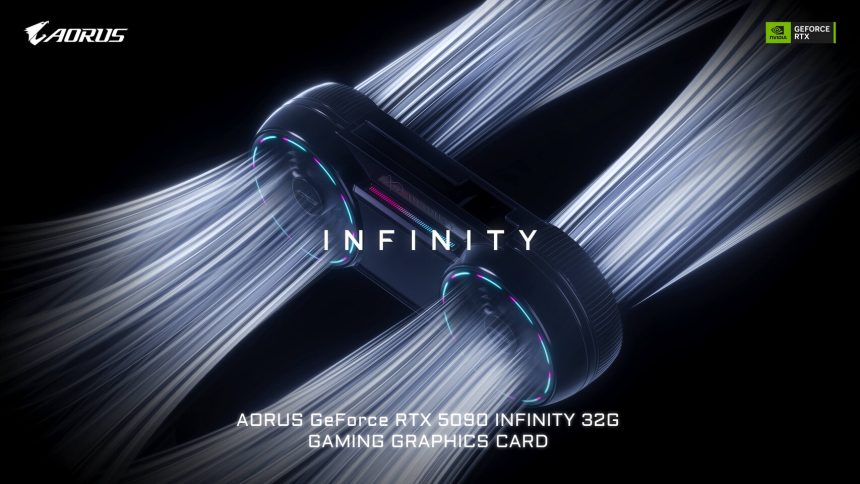 Tarjeta gráfica AORUS GeForce RTX 5090 INFINITY de Gigabyte