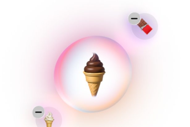 Ejemplo de Genmoji generado por IA en iPhone