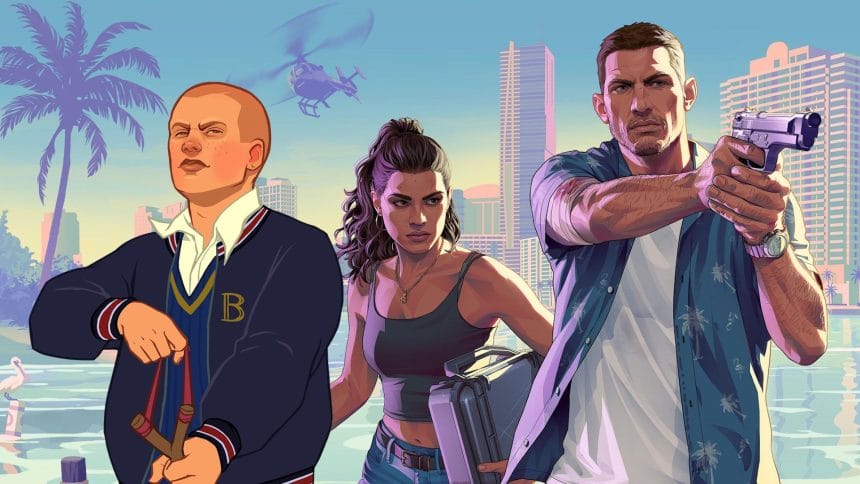 Logotipo de GTA 6 en pantalla