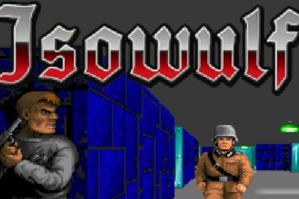captura del mod Isowulf que convierte Wolfenstein 3D en juego isométrico