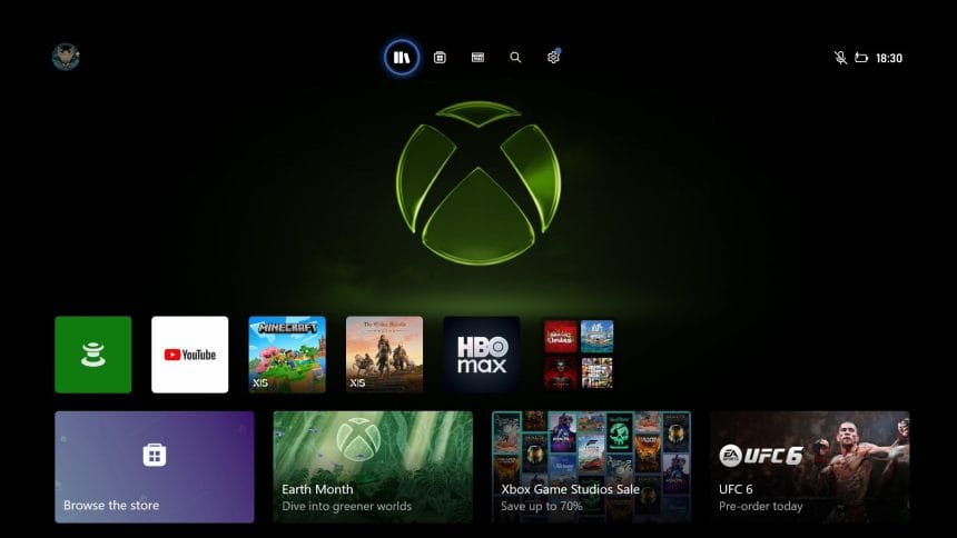 nuevo logo Xbox dinámico verde neón
