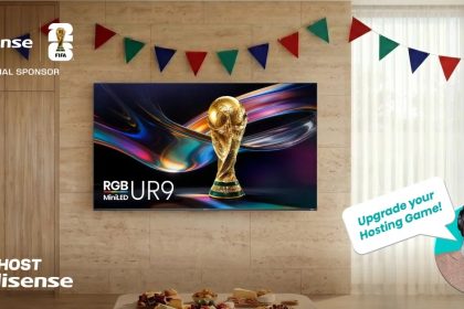 Frontal Hisense UR9 Mini‑LED RGB