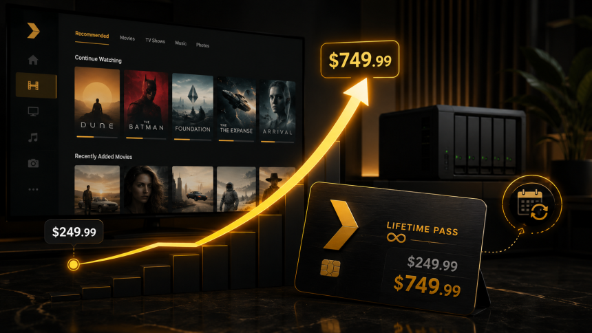 Plex Pass Lifetime sube a 749,99 dólares: nuevo precio de la suscripción vitalicia