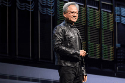 Jensen Huang, CEO de Nvidia, hablando sobre el mercado de IA en China