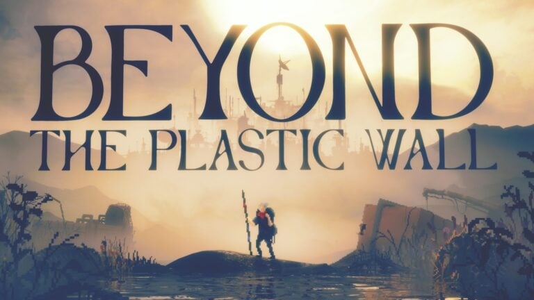 Tráiler oficial de Beyond the Plastic Wall mostrando a Hal en un mundo postapocalíptico con pixel art 2D-HD