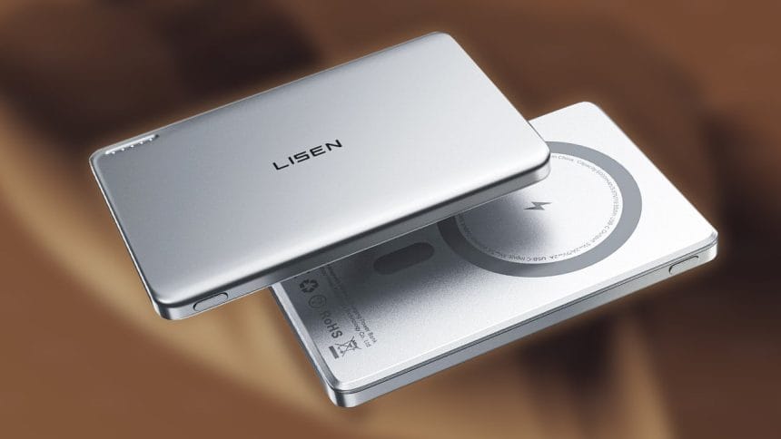 Batería MagSafe Lisen 5.000 mAh ultradelgada para iPhone